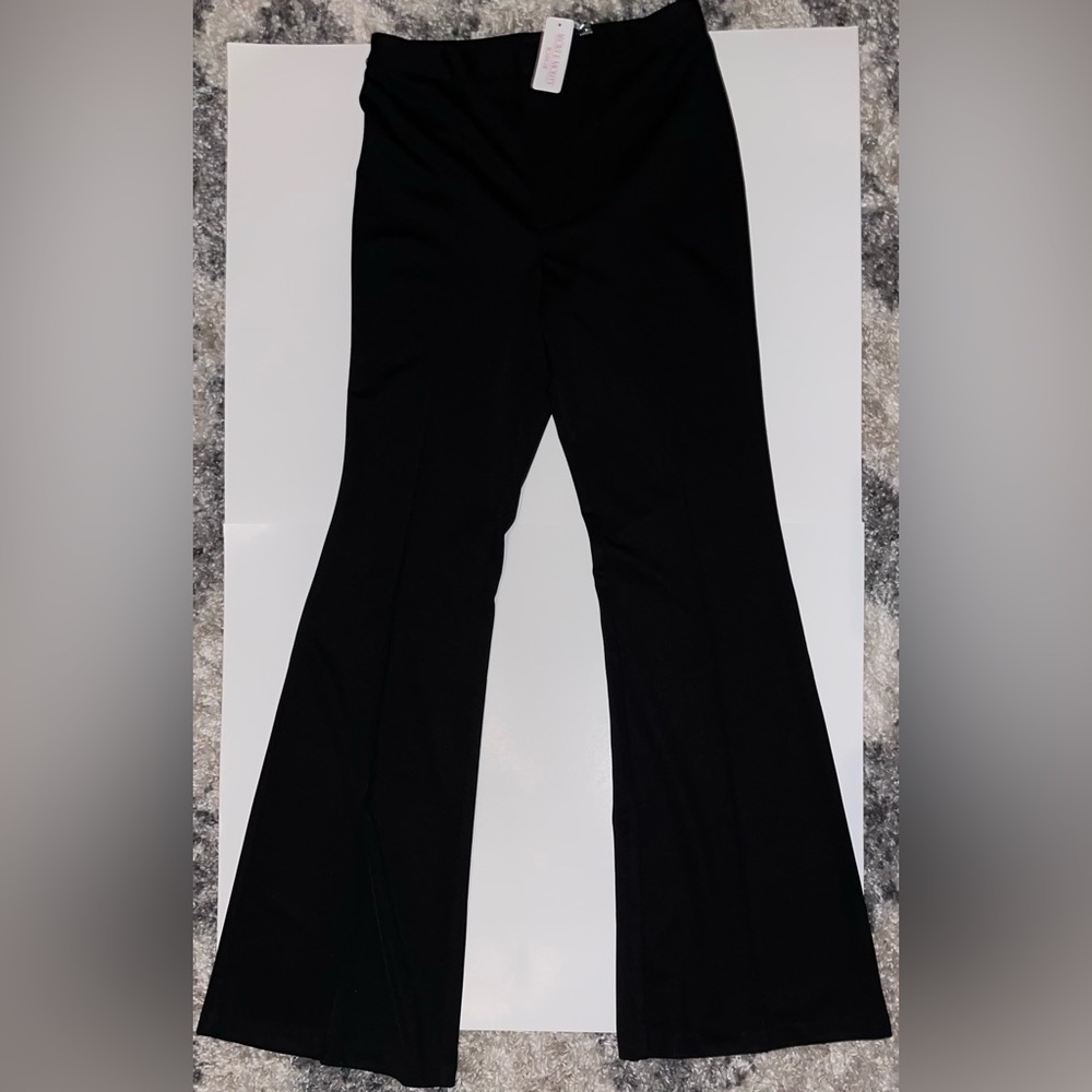 Black dress pants.